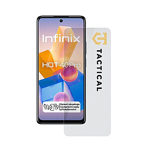 Тактический - Тактический стеклянный щиток 2.5D для Infinix Hot 40 Pro Clear
