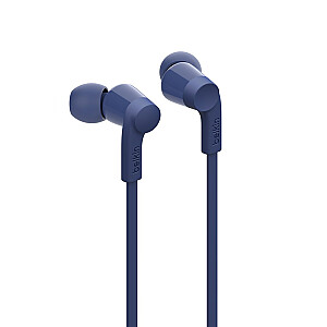„Belkin SoundForm“ laidinės ausinės muzikai ir kasdieniam naudojimui, USB C tipo, mėlynos