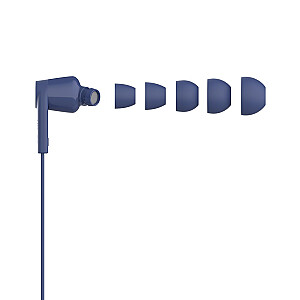 „Belkin SoundForm“ laidinės ausinės muzikai ir kasdieniam naudojimui, USB C tipo, mėlynos