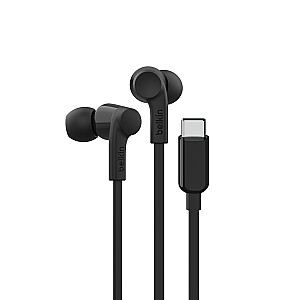 Belkin SoundForm Гарнитура Проводная Внутриканальная Музыка/Повседневная USB Type-C Черная