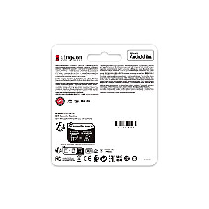 Kingston Technology 512 ГБ microSDXC Canvas Go Plus Gen4 200R A2 U3 Single Pack без ADP