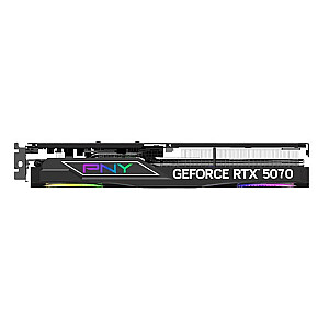 PNY GeForce RTX 5070 ARGB EPIC-X RGB™ с тремя вентиляторами 12 ГБ OC DLSS 4