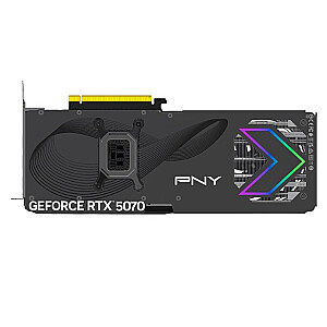 PNY GeForce RTX 5070 ARGB EPIC-X RGB™ с тремя вентиляторами 12 ГБ OC DLSS 4