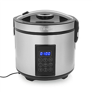 Tristar Digital Rice and Steam Cooker | RK-6138 | 900 W | 2.2 L | Number of programs 7 | Grey