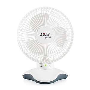 Gallet ventiliatorius | GALVEN6 | Stalinis ventiliatorius | Baltas | Skersmuo 15 cm | Greičių skaičius 3 | Svyravimas | 5 W