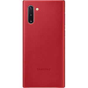 Samsung Galaxy Note 10 Leather Cover case Red
