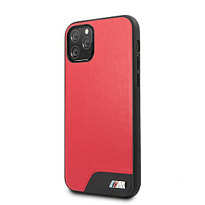 Чехол BMW Apple iPhone 11 Pro Hardcase Smooth PU Leather Red