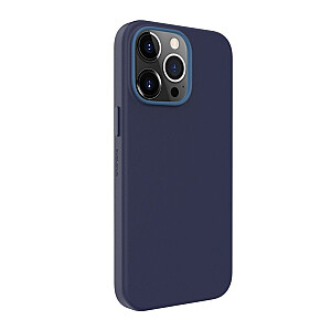 Evelatus Apple iPhone 13 Pro Max Genuine Leather case with MagSafe Blue