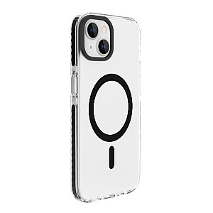 Чехол Evelatus Apple iPhone 15 Plus Clear Case PC+TPU с MagSafe Transparent Black