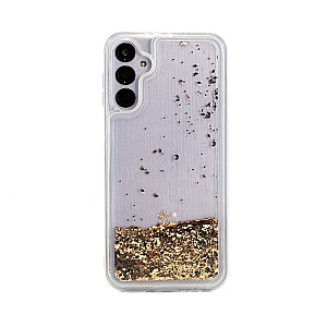 iLike Samsung Galaxy A34 5G Silicone Case Water Glitter Gold