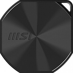 MSI DATAMAG 20GBPS 2TB išorinis SSD diskas USB Type-C USB 3.2 Gen 2x2 juodas