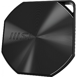 MSI DATAMAG 20GBPS 2TB išorinis SSD diskas USB Type-C USB 3.2 Gen 2x2 juodas