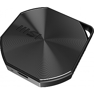 MSI DATAMAG 20GBPS 2TB išorinis SSD diskas USB Type-C USB 3.2 Gen 2x2 juodas