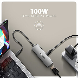 RVC-HI8KPD Активный адаптер USB-C -> HDMI 8K/60 Гц, алюминий, PD100W, кабель 16 см