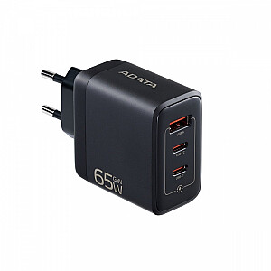 65 Вт GaN USB зарядное устройство 2xUSBC 1xUSBA PD QC