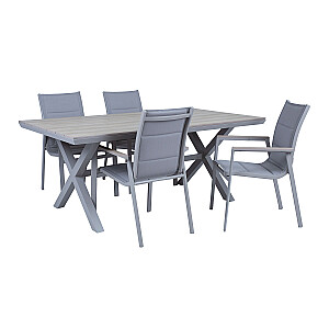Шатёр MIRADOR 3x4xH2,5м с текстильными боковыми стенками, тёмно-серый