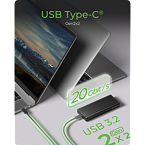 Корпус IB-1917M-C32a NVMe USB 3.2 Gen 2x2, 20 Гбит/с 