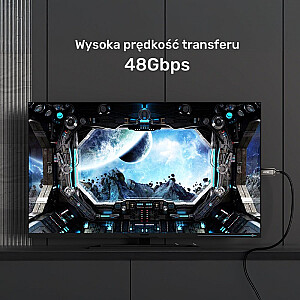 Kabel optyczny HDMI 2.1 AOC 8K 120Hz 3m; C11085GY03-3M 