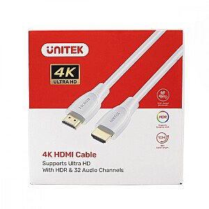 Unitek Kabel HDMI 2.0 4K biały 1m