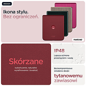 Motorola razr 60 ultra 17,7 см (6,96 дюйма) Две SIM-карты Android 15 5G USB Type-C 16 ГБ 512 ГБ 4700 мАч Бордо