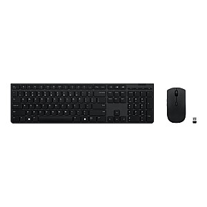 Lenovo | Professional Wireless Rechargeable Combo Keyboard and Mouse | Keyboard and Mouse Set | Wireless | Mouse included | Russian | Bluetooth | Grey