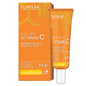 FLOSLEK Go For Glow Vitamin C rozświetlający krem pod oczy 30ml