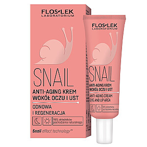 FLOSLEK Snail anti-aging krem do okolic oczu i ust 30ml