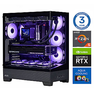 INTOP AQUA Ryzen 5 9600X 64GB DDR5 1TB SSD M.2 NVME+2TB RTX4060Ti 8GB no-OS