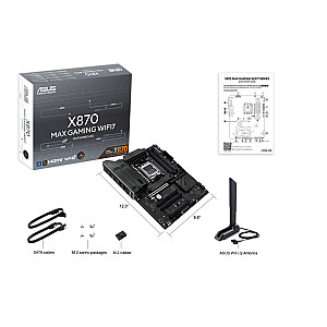 ASUS X870 MAX GAMING WIFI7 AMD X870 Сокет AM5 ATX