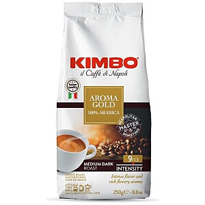 Kimbo Aroma Gold kavos pupelės 250 g