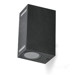 Gatvės šviestuvas QUERK 7 2xGU10 juodas IP54 003707