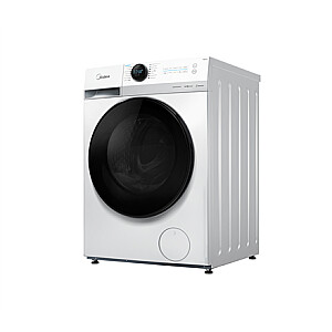 Midea skalbimo mašina su džiovykle | MF200D80WB/W-HR | Energijos vartojimo efektyvumo klasė A/E | Priekinis pakrovimas | Skalbimo talpa 8 kg | 1400 aps./min. | Gylis 48 cm | Plotis 60 cm | Skaitmeninė | Džiovinimo sistema | Džiovinimo talpa 6 kg | Garų funkcija | Balta