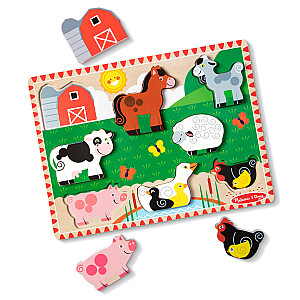 MELISSA & DOUG Dėlionė „Ūkis“