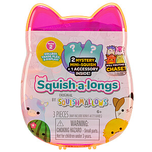 SQUISHMALLOWS SQUISH-A-LONGS Herojai-siurprizai, 2 vnt., 2,5 cm