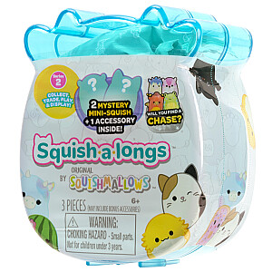 SQUISHMALLOWS SQUISH-A-LONGS Herojai-siurprizai, 2 vnt., 2,5 cm