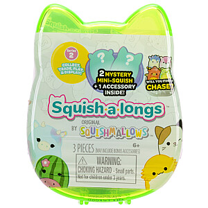SQUISHMALLOWS SQUISH-A-LONGS Herojai-siurprizai, 2 vnt., 2,5 cm