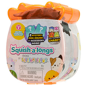 SQUISHMALLOWS SQUISH-A-LONGS Herojai-siurprizai, 2 vnt., 2,5 cm