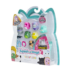 SQUISHMALLOWS SQUISH-A-LONGS Herojai, 8 vnt., 2,5 cm
