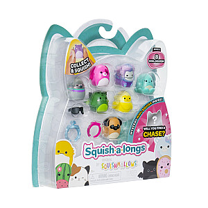 SQUISHMALLOWS SQUISH-A-LONGS Herojai, 8 vnt., 2,5 cm