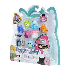 SQUISHMALLOWS SQUISH-A-LONGS Herojai, 8 vnt., 2,5 cm