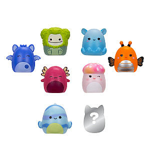 SQUISHMALLOWS SQUISH-A-LONGS Herojai, 8 vnt., 2,5 cm