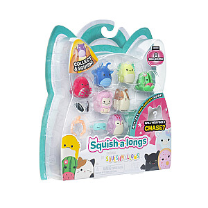 SQUISHMALLOWS SQUISH-A-LONGS Herojai, 8 vnt., 2,5 cm