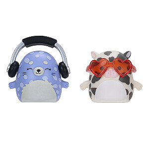 SQUISHMALLOWS SQUISH-A-LONGS Herojai, 8 vnt., 2,5 cm