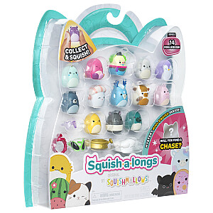 SQUISHMALLOWS SQUISH-A-LONGS Herojai, 14 vnt., 2,5 cm