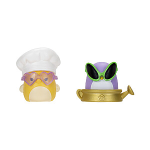 SQUISHMALLOWS SQUISH-A-LONGS Herojai, 14 vnt., 2,5 cm