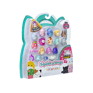SQUISHMALLOWS SQUISH-A-LONGS Herojai, 14 vnt., 2,5 cm