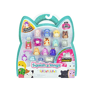 SQUISHMALLOWS SQUISH-A-LONGS Herojai, 14 vnt., 2,5 cm