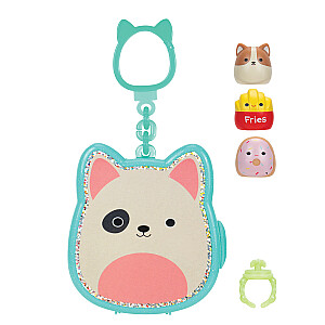 SQUISHMALLOWS CLIP-A-LONGS Herojai-siurprizai, 3 vnt., 2,5 cm