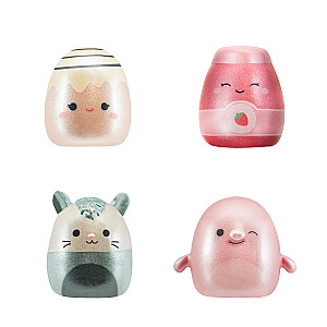 SQUISHMALLOWS CLIP-A-LONGS Herojai-siurprizai, 3 vnt., 2,5 cm