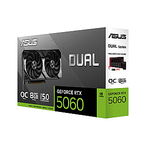 ASUS Dual-RTX5060-O8G NVIDIA GeForce RTX 5060 8 ГБ GDDR7